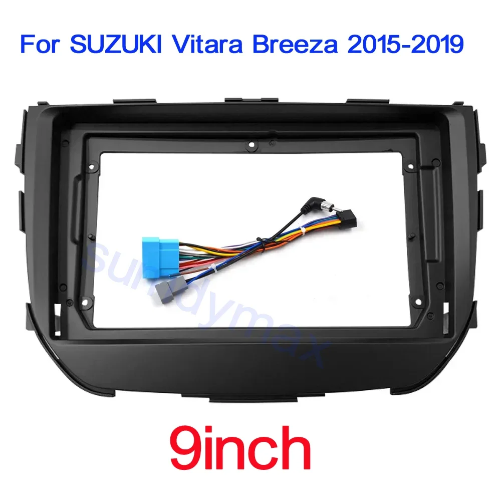 

2 Din Android автомобильный радиоприемник аудио панель для SUZUKI Vitara Breeza 2015-2019 авто стерео головное устройство панель приборная панель комплект крепление рамка