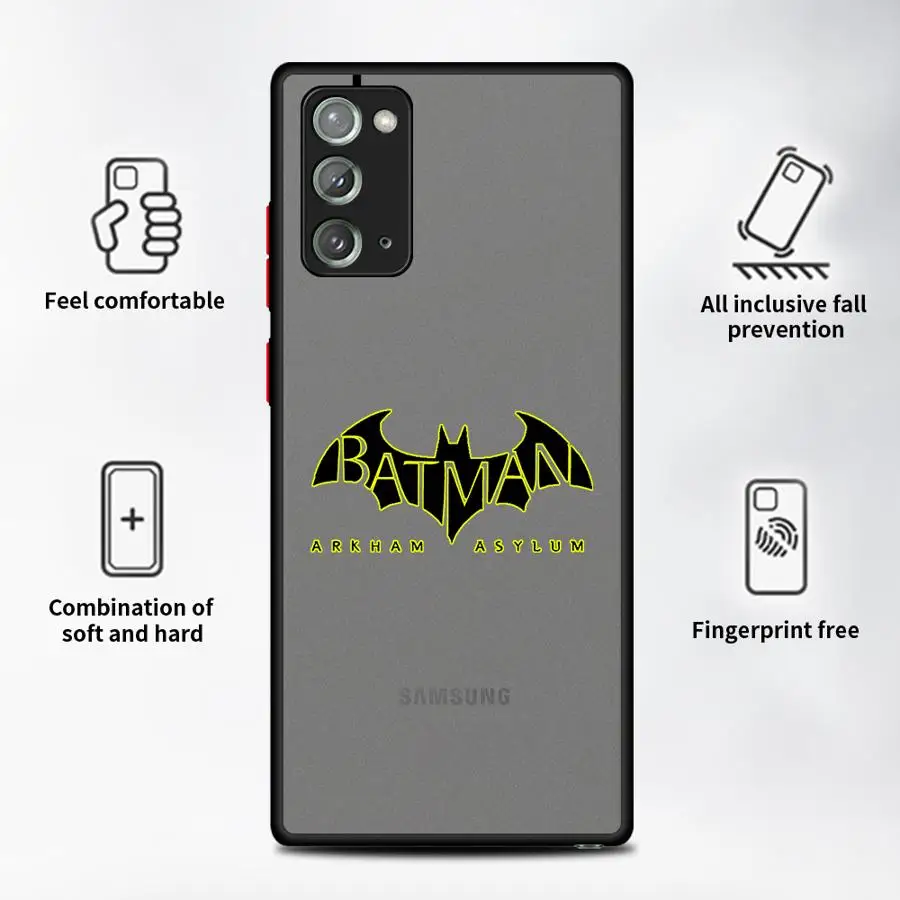 Super-B-Batman Logo Phone case for Samsung Galaxy A10 A20 A30 A50 A70 A01 A02 A03 A04 A05 S e Core soft funda cases