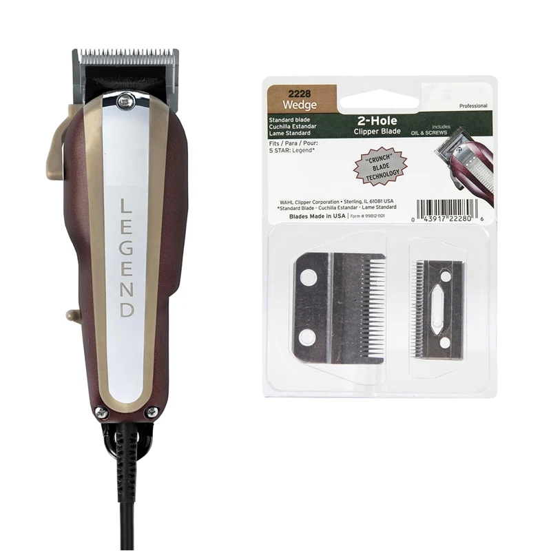 

Replacement 2228 Blade Compatible with Wahl 5 Star Series cord/cordless Legend Hair Clippers 8147.8594