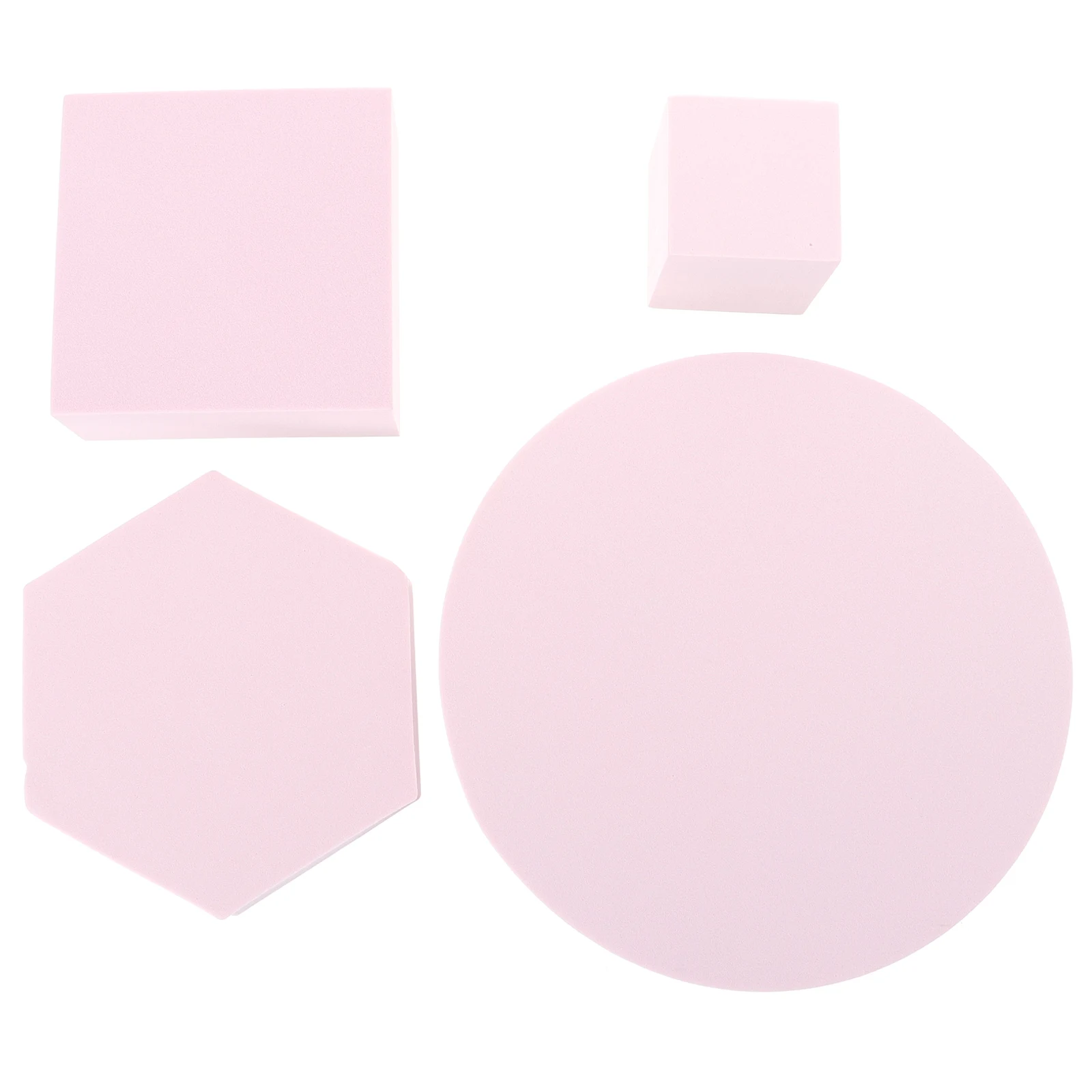 4 Pcs Geometry Props Geometric Cube Tool for Food Photography Decorative Colorful Background Lightweight Durable Waterproof Easy