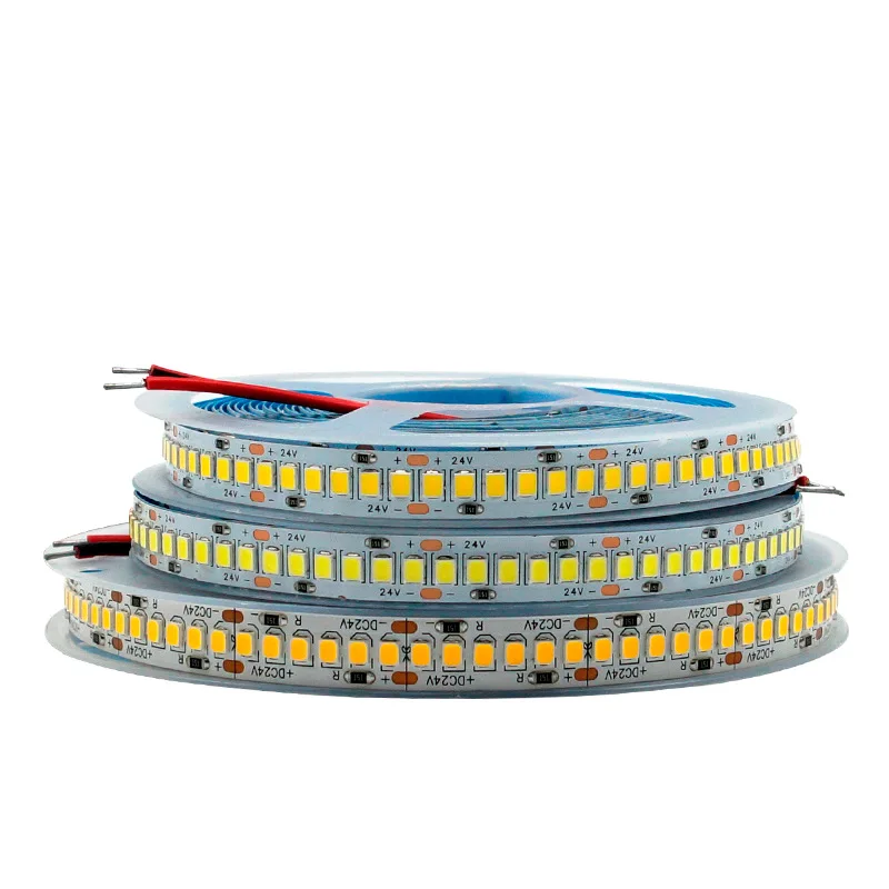 100m 12v 24v Dimmable Led LED Rope Light 240 leds/m Cuttable 6000K Daylight 4000k Tape Lighting  Bedroom Under Cabinet Kitchen