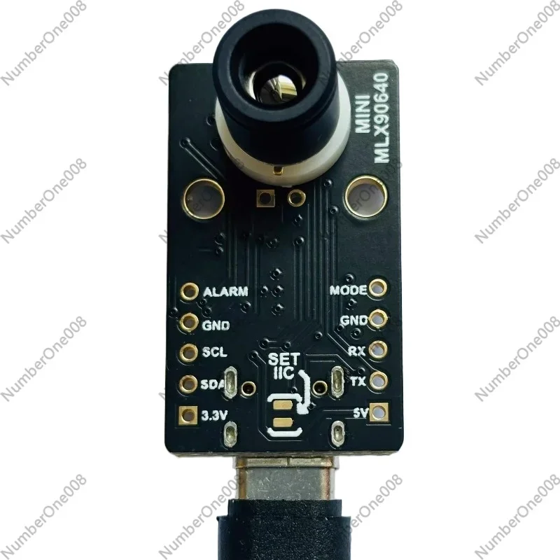 MLX90640 Infrared Thermal Imager, Multi-point Real-time Temperature Measurement Acquisition and Record Analysis