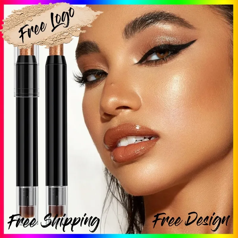 

Private Label 12colors Shimmer Highlighter Stick High Pigmented Long-lasting Waterproof Brightening Multifunctional Highlighter