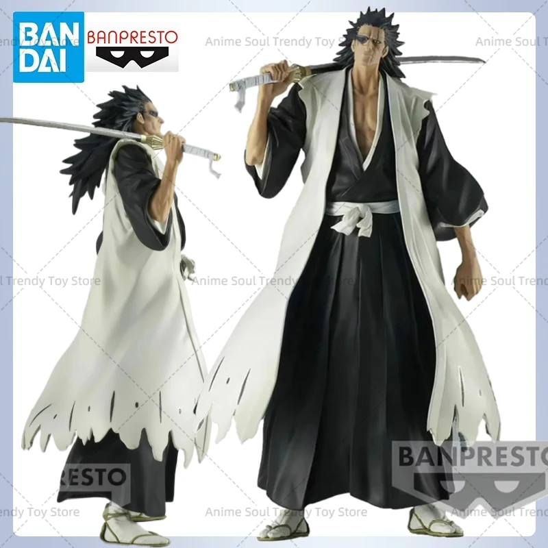 

In stock Genuine Official Original Bandai Banpresto Solid and Souls Bleach Zaraki Kenpachi Anime Collectible Model Brand New AS