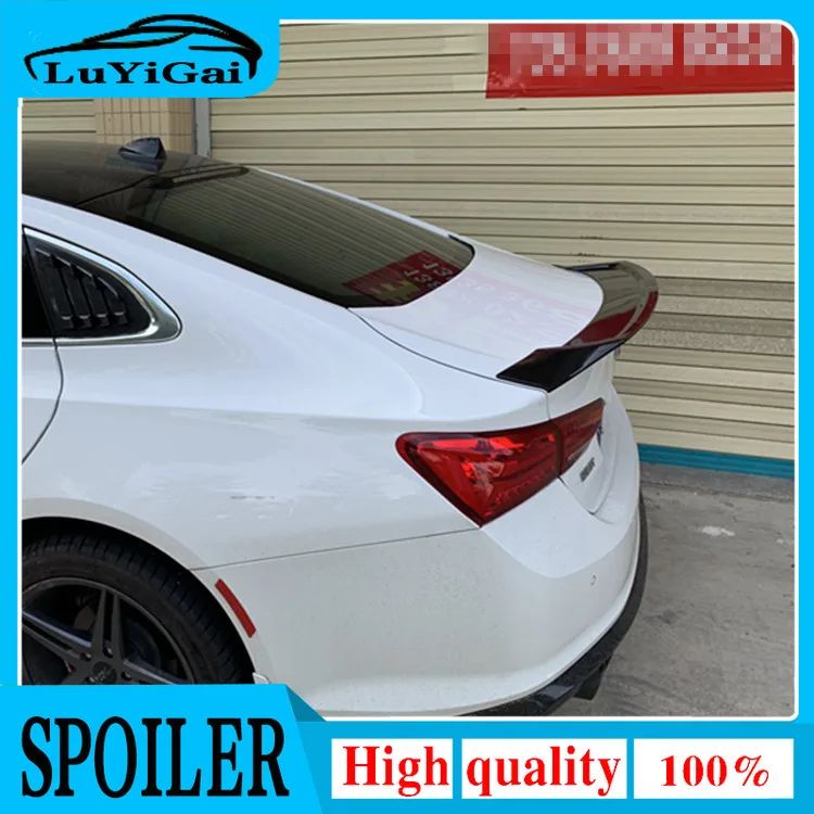 

for Chevrolet Malibu XL spoiler carbon fiber/FRP Primer rear wing R style accessories Car refitt 2016-2019 years