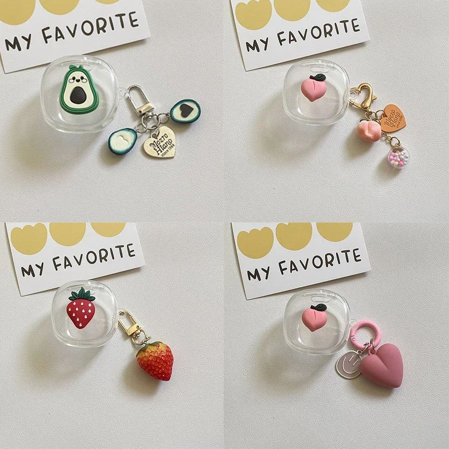 Étui mignon en silicone transparent pour Samsung Galaxy Buds FE, housse de dessin animé, écouteurs en direct, 2Pro