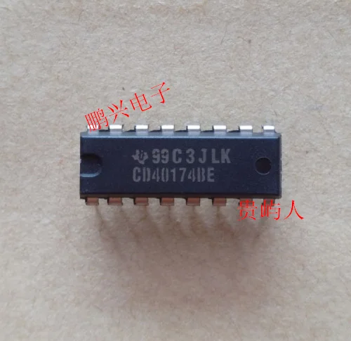 

Free shipping CD40174BE IC DIP-16 10PCS