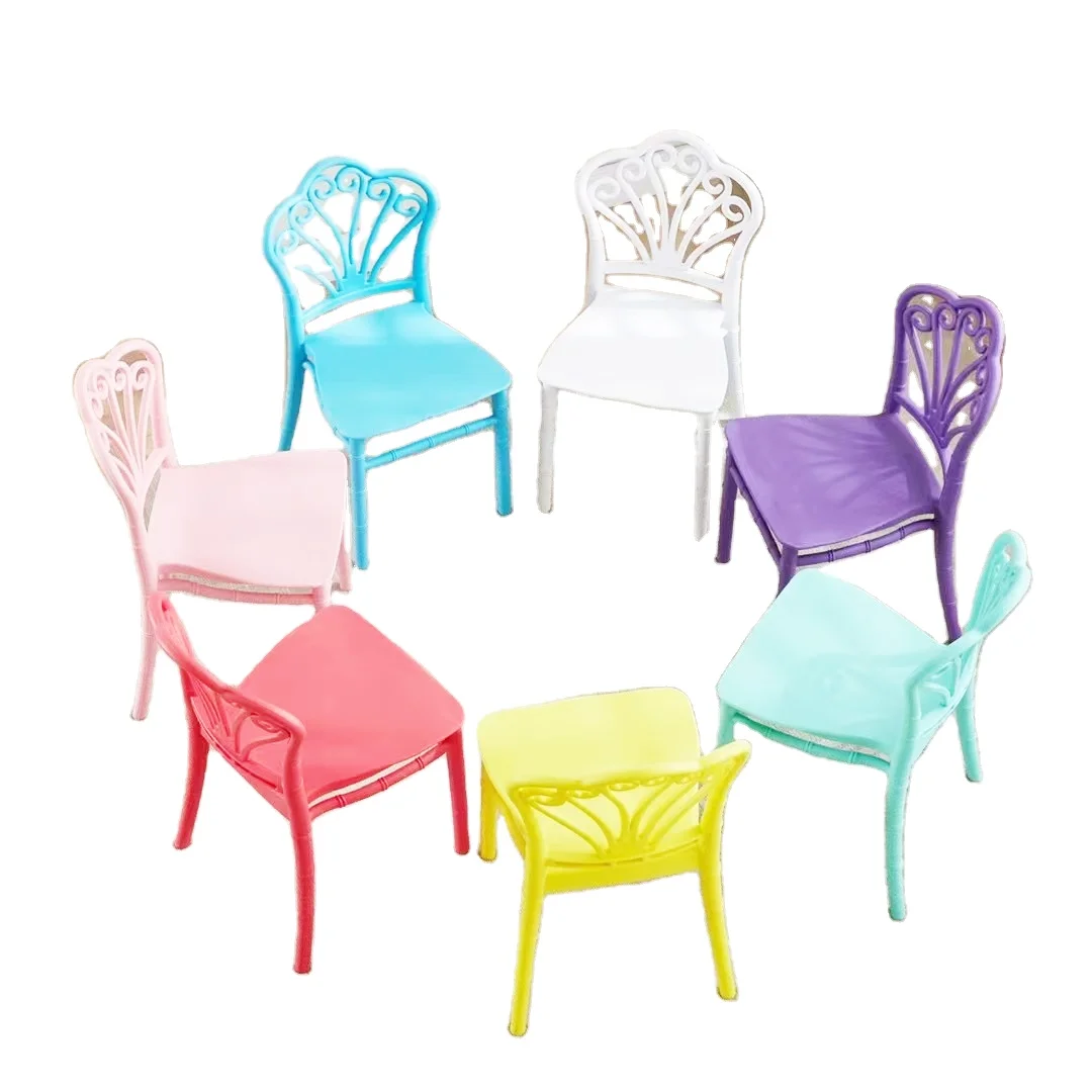 Утолщенный пластиковый маленький детский стул со спинкой и нескользящим табуретом для детей в детском саду и детской столовой в доме Утолщенный пластиковый маленький детский стул со спинкой и нескользящим табуретом для детей в детском саду и детской столовой в доме