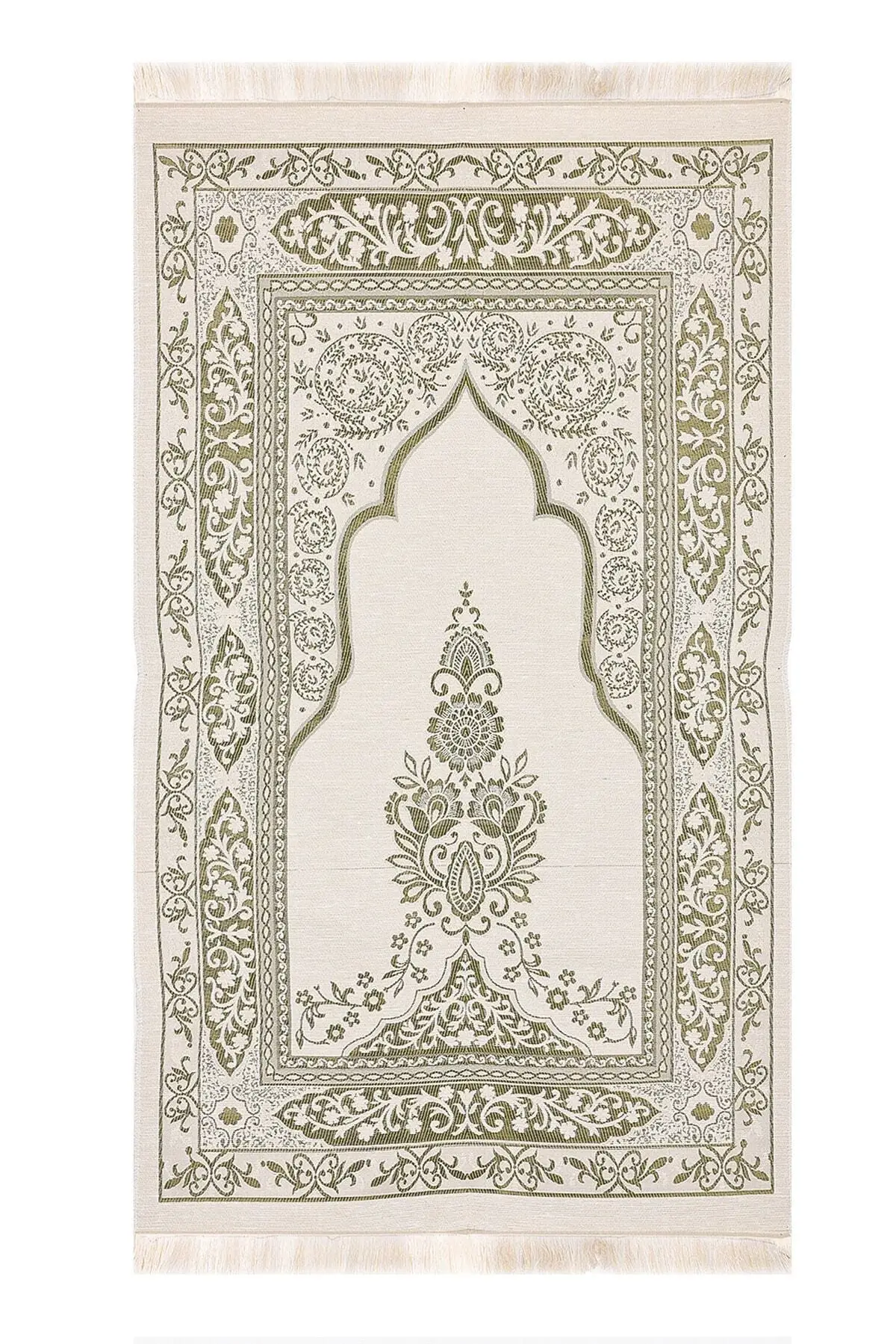 

DOLBOVI cylinder dowry prayer Rug pearl rosary green Meditation Rug