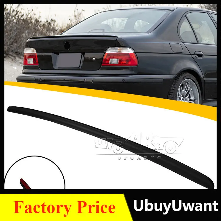 ABS Plastic Rear Trunk Boot Lip Spoiler For BMW 5 Series E39 M5 1997 1998 1999 2000 2001 2002 2003