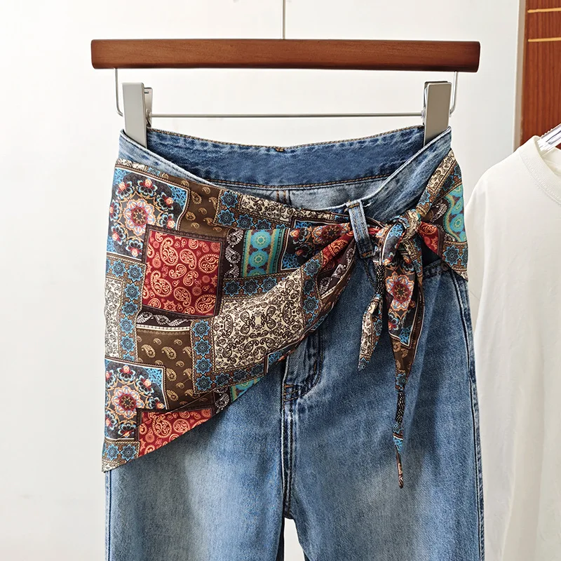 1 Buah [Sabuk Syal Wanita] Sabuk Syal Wanita - Tali Panjang Penyangga Pinggang untuk Jeans, Gaun, Celana - Aksen Sabuk yang Elegan