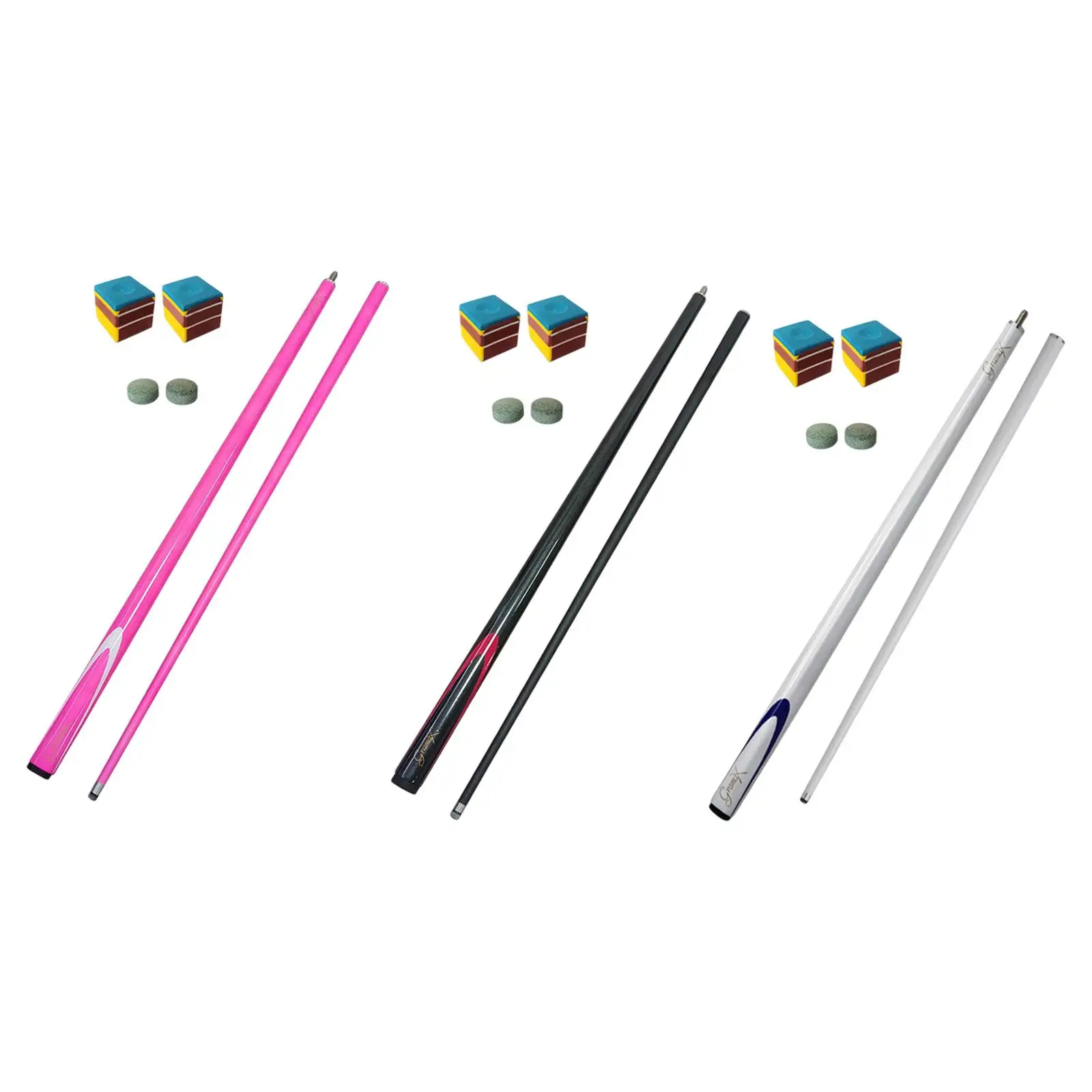 

Pool Cue Carbon Fiber Full Size 57" 9.5mm Tip Professional Billiard Cue for Billiard Players Starters Beginners Adults Training