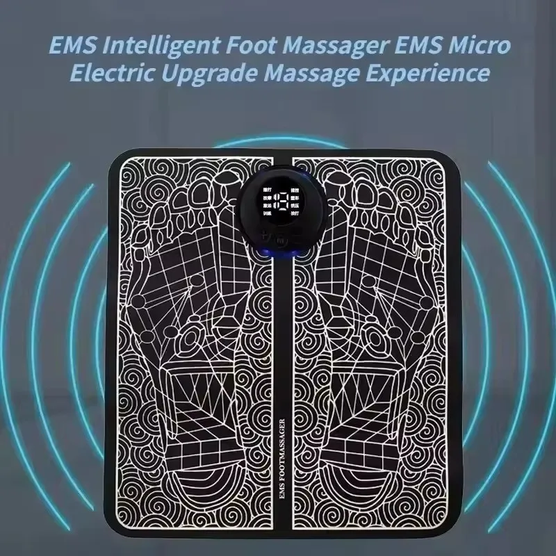 

Electric Foot Massager Pad Electrical Muscle Stimulation Foot Massager USB Charging Portable