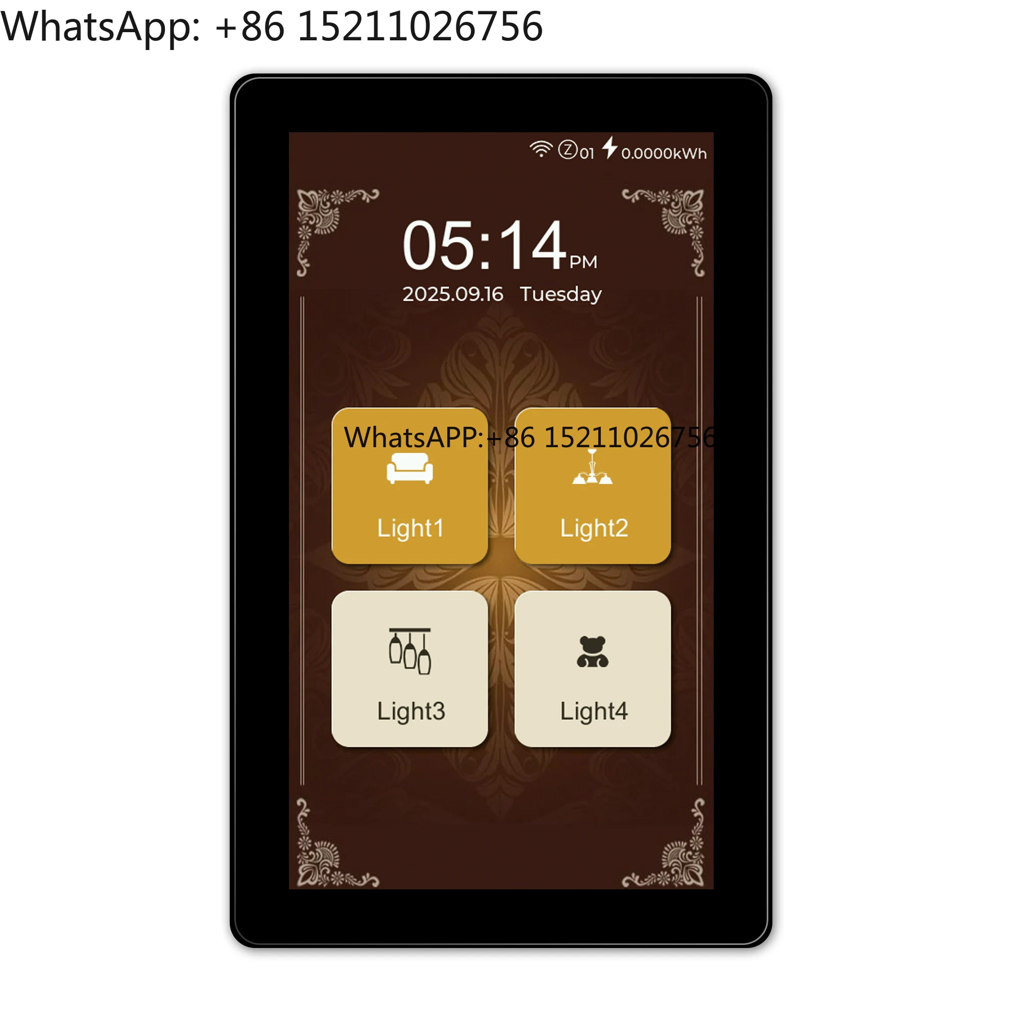 2026 Wholesale Lanbon L10 Big Screen Smart Light Switch WiFi Tuya Supported Remote Control Schedule Timer Voice Alexa Google