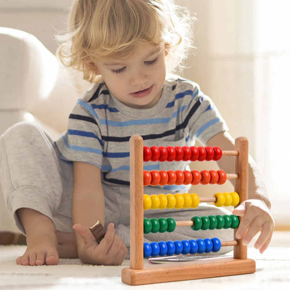 

1pc Kids Counting Abacus Educational Calculate Colorful Educational Math Learning Tool Arithmetic Bead Calculation Teaching Aid