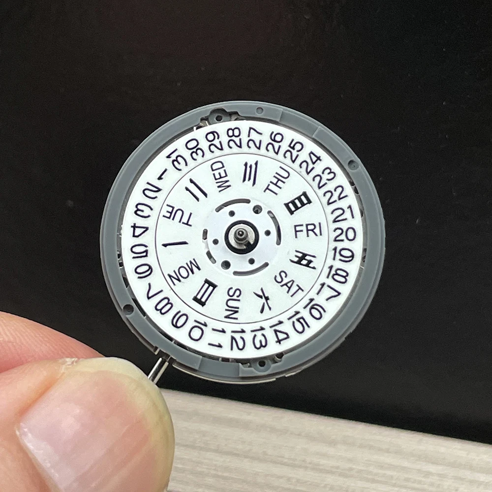 Mod اليابان حقيقية NH36 حركة قوية الأخضر/الأزرق مضيئة Datewheel تاج في 3.0/3.8 تعديل ساعة ميكانيكية استبدال Movt