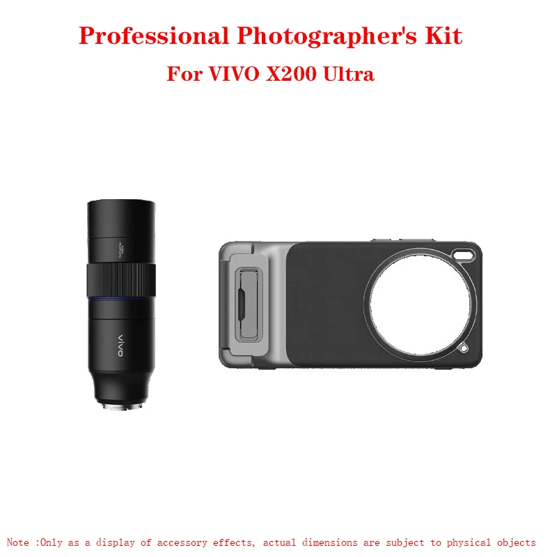 Original para vivo x200 ultra zeiss 2.35 × kit de fotografia de lente telefoto para vivo zeiss 2.35x teleéconversor
