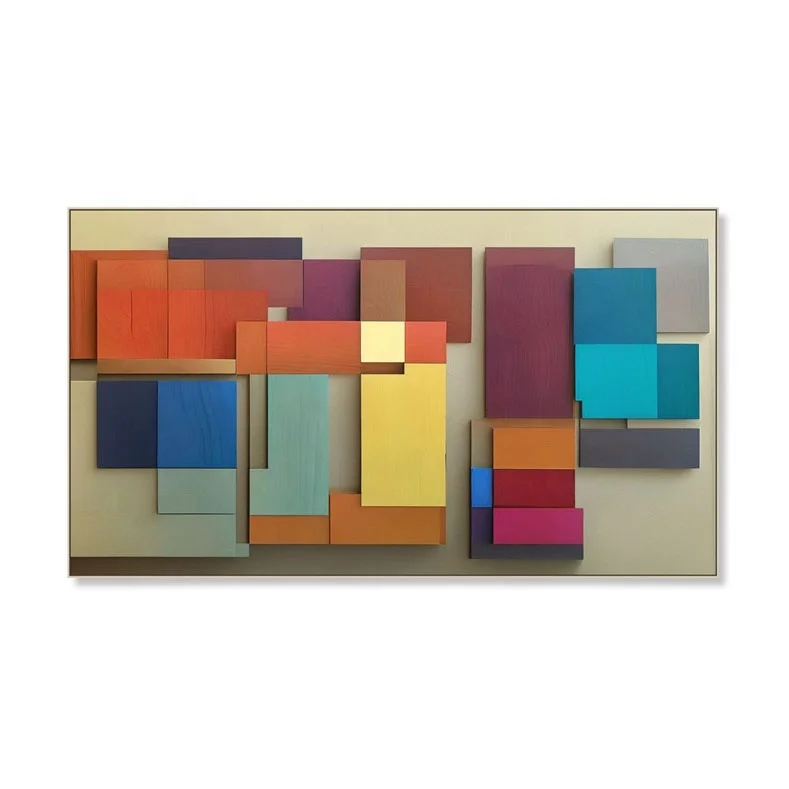 Relief Abstract 3D Painting On Canvas Modern Oil Painting Hand Painted Large Wall Art For Home Decor