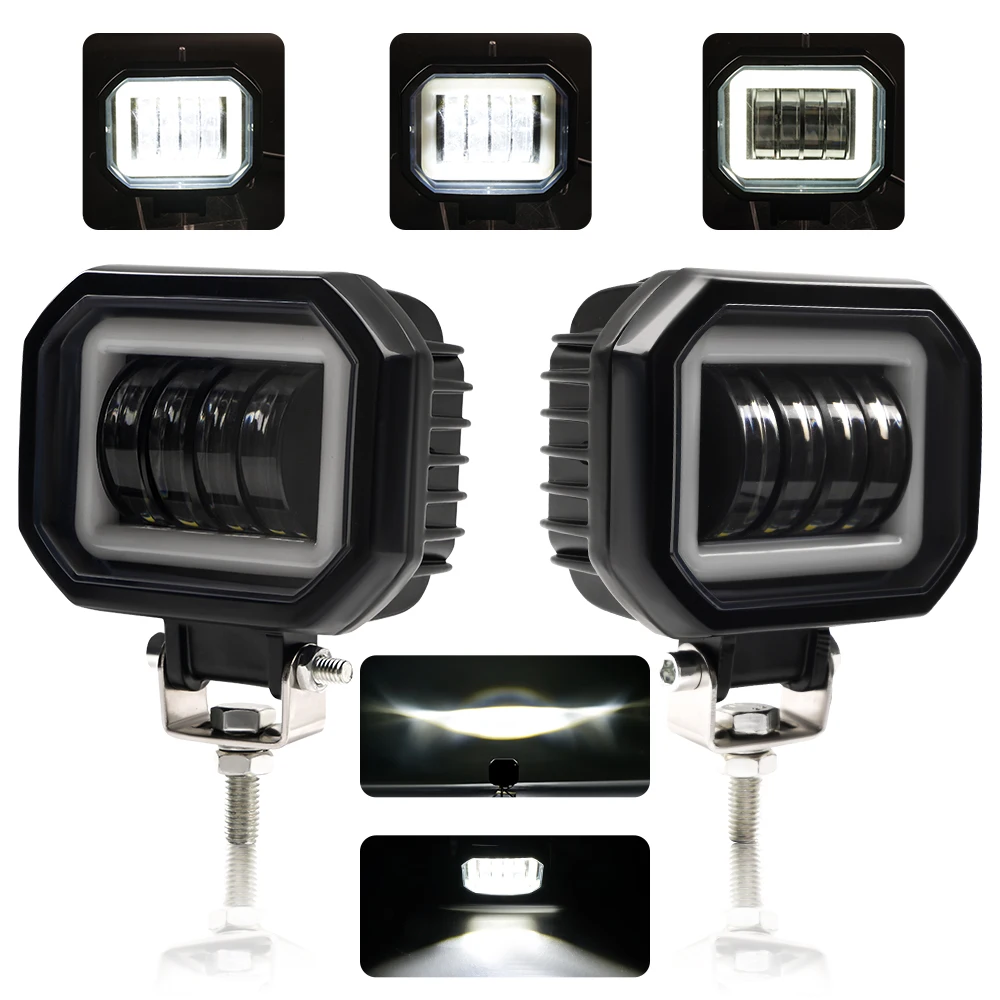 2pcs/1pcs LED Arbeits licht Niva 4x4 Offroad Bar für Auto 4WD LKW ATV Geländewagen Anhänger Offroad Motorrad wasserdichte Fahr lichter