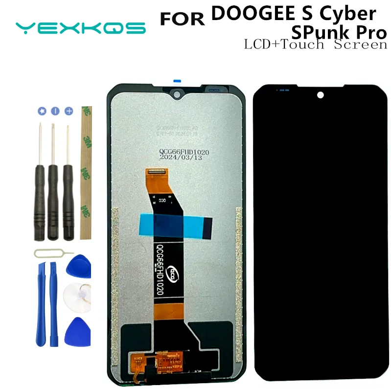 New For DOOGEE S Punk Phone LCD Display Parts For DOOGEE S Cyber LCD With Sensor Screen For Spunk PRO Scyber Display Replacement