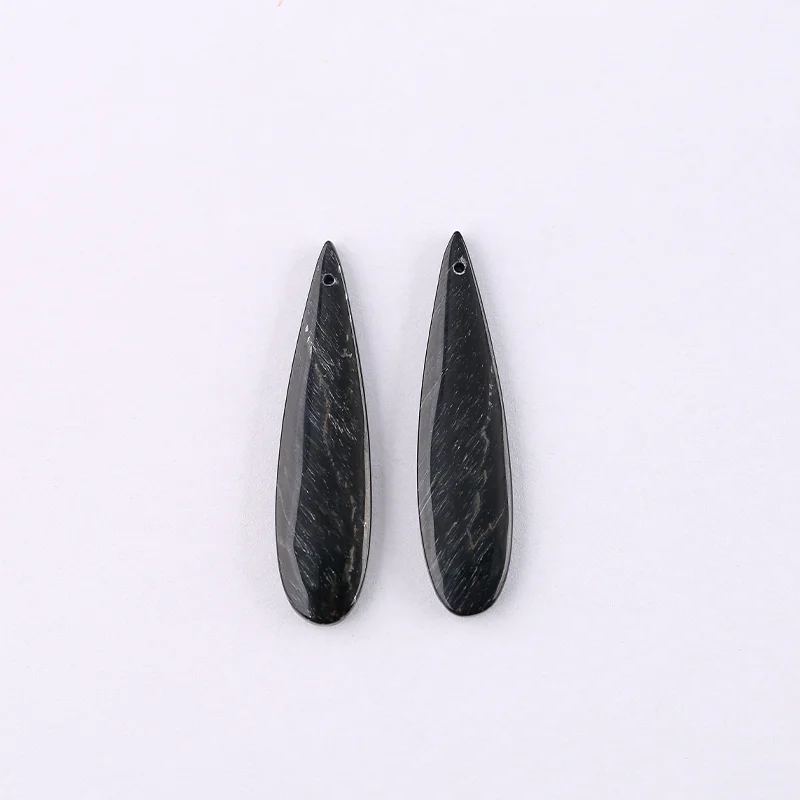 B&F Blue Tiger-Eye  Earring Beads for Jewelry Making, Handmade Natural stones beads, Stones for jewelry Making Supplies