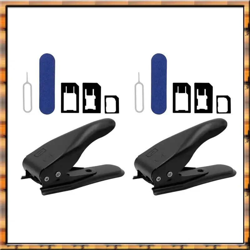A78K New 2 Sets Of Dual-Purpose Mobile Phone SIM Card Cutter, Mobile Phone Card Cutter Are Suitable For Smart Phones