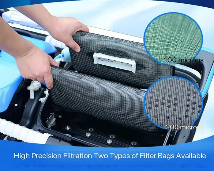 Aspirapolvere per PC con aspirazione per acque reflue in materiale PVC con accessori per la pulizia della piscina