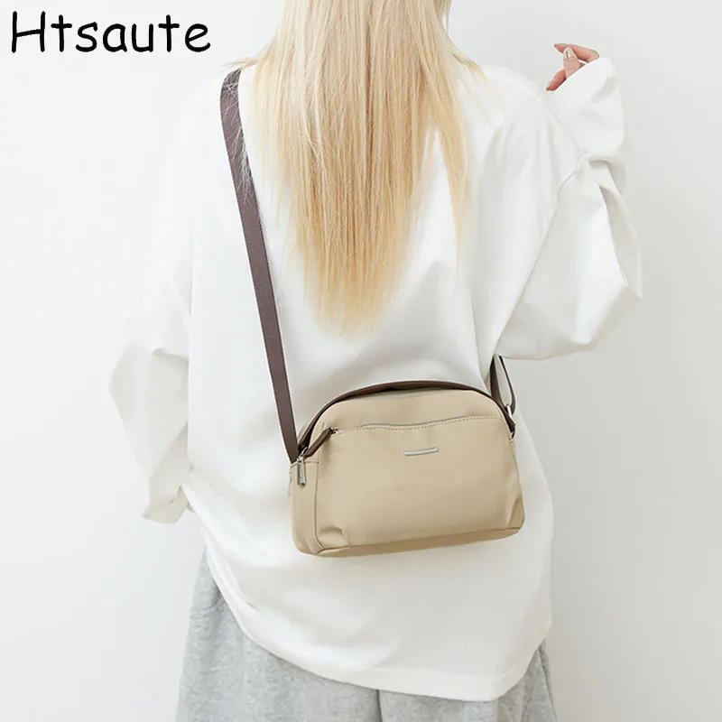 

Fashion Mother's hobos small bag nylon messenger bag crossbody flap women Black women's bag traveling top-handle bolasa