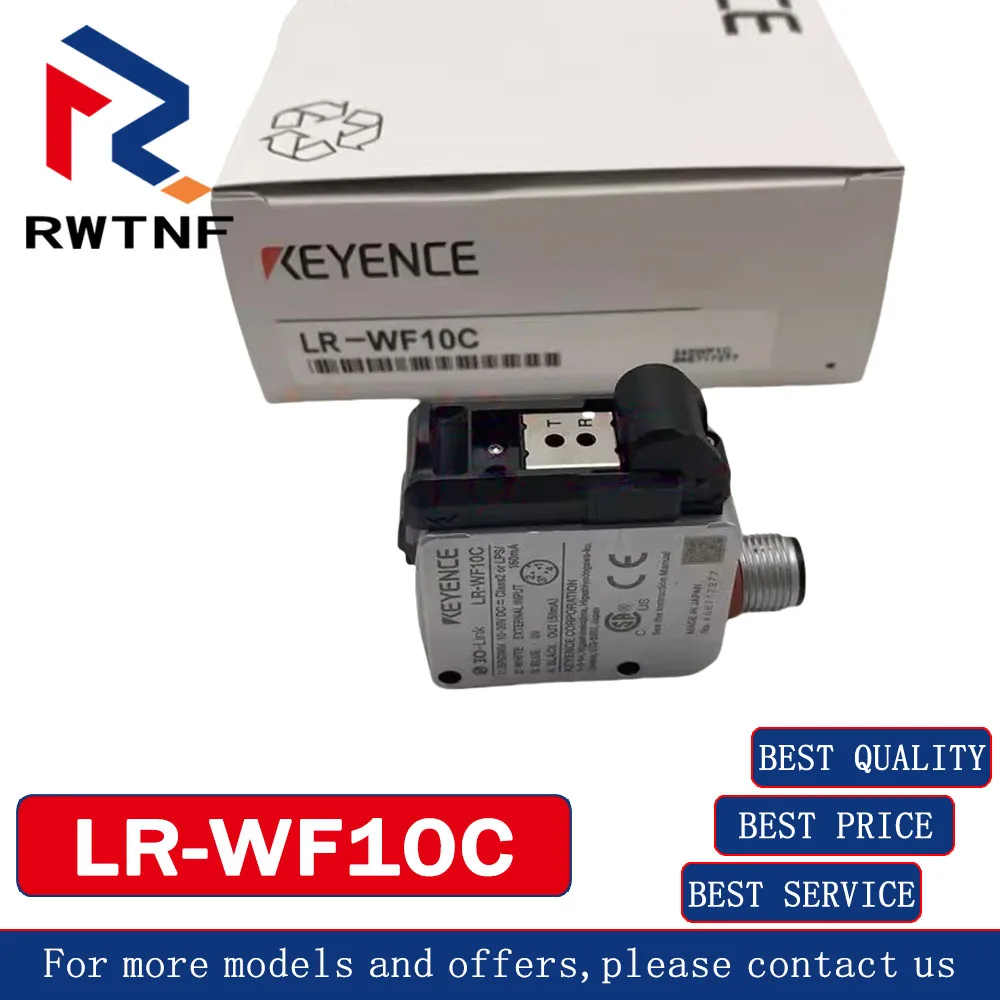 Brand New Genuine LR-WF10C KEYENCE M12 connection white light point fiber amplifier sensor,100% original warehouse stock