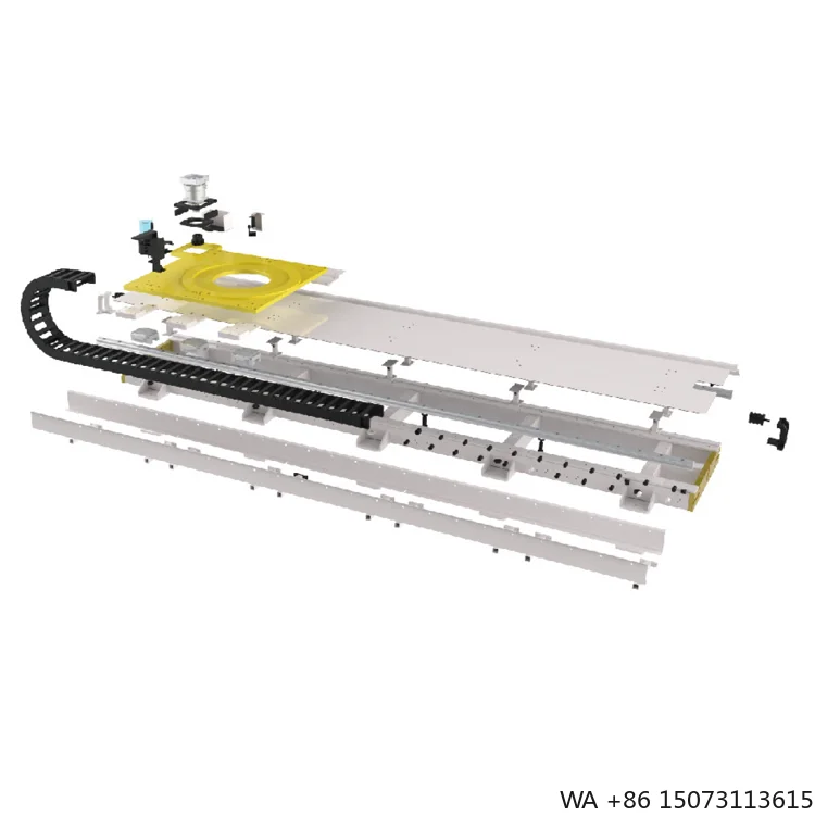 Linear Guide Rail System with 500kg Payload and 2000mm Reach for CNC Machines and 6-Axis Industrial Robots