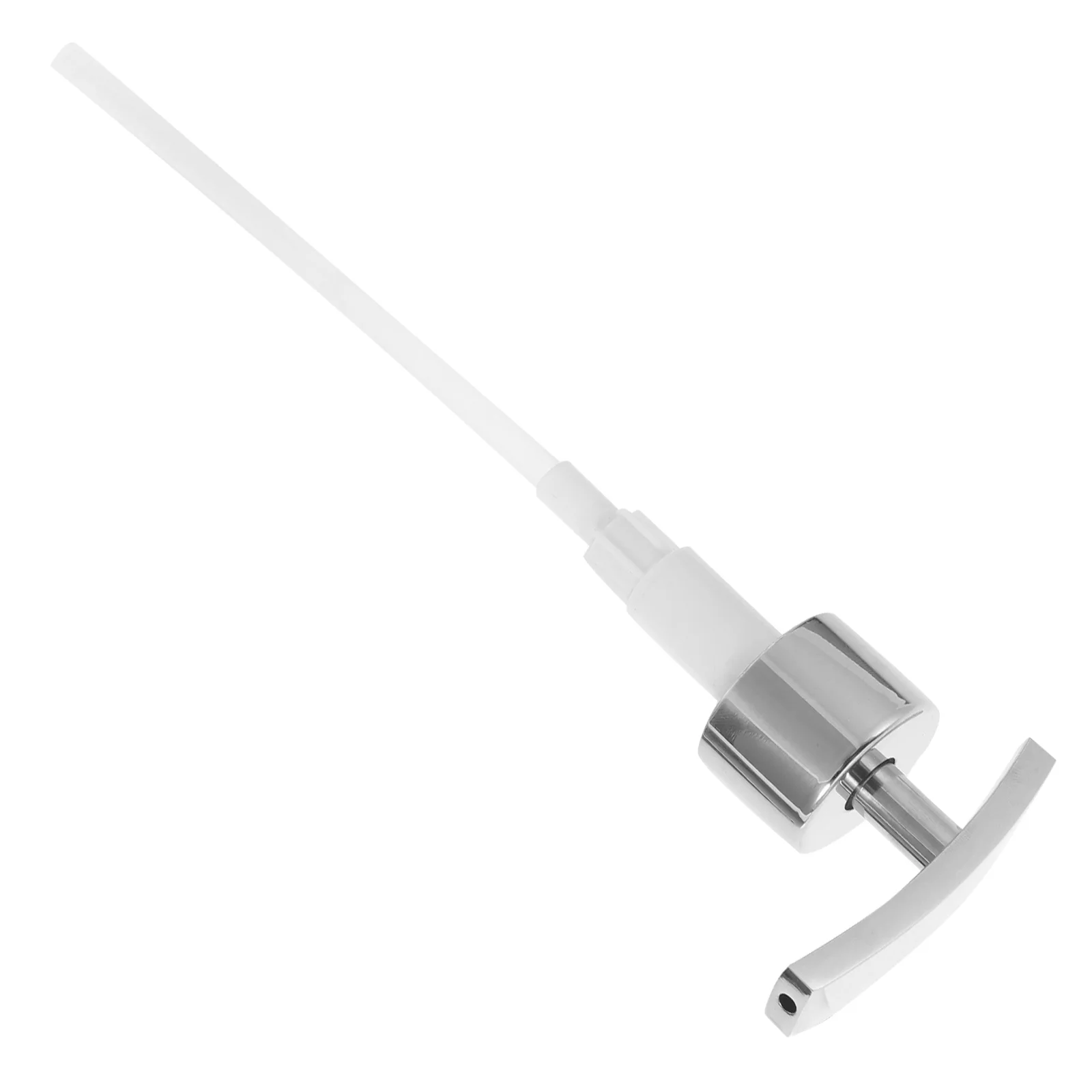 

Lotion Bottle Pump Dispenser Nozzle Replacement Head Soap Pumps Conditioner Attachment Silver