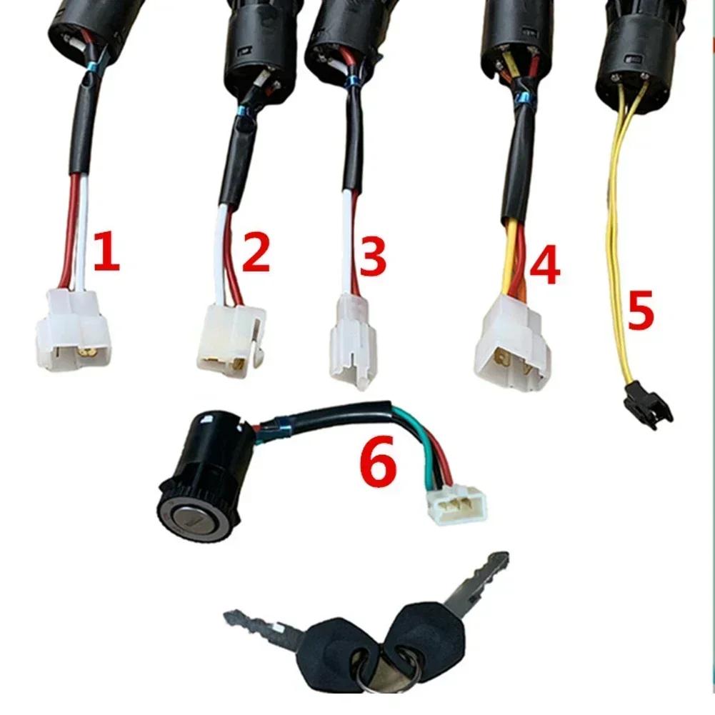

Start Switch Power Switch Keys For Children's For Ride Toy Car Small/big Female Port Replacement Parts 2/3 Wires