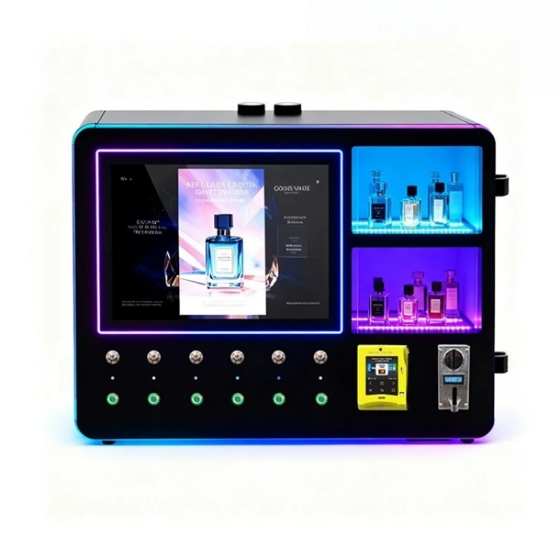 

Cross-border desktop perfume vending machine, intelligent high-precision nozzle, wall-mounted vending machine