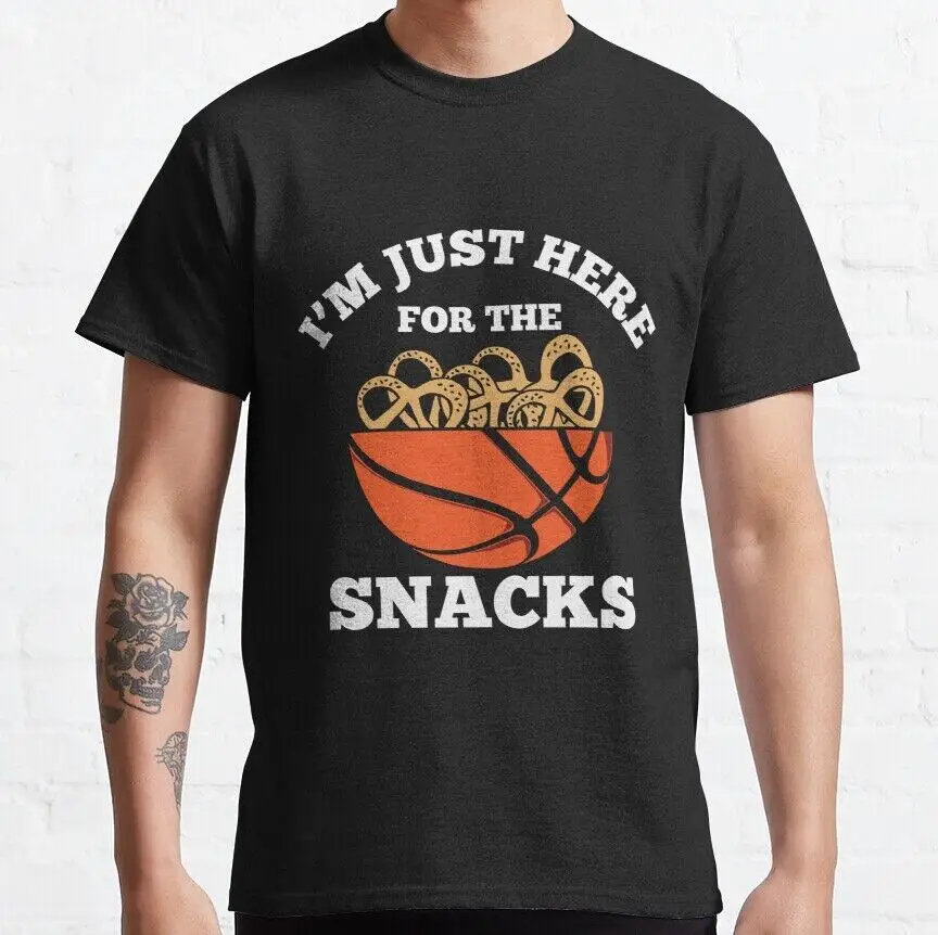 I am Just Here For Snacks Basketball Is My Favorite Season  Fast ShippingAnime Pattern Summer Clothing