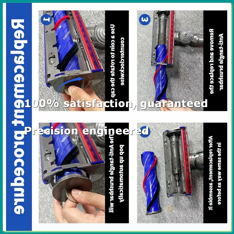 

Насадка-щетка противозапутывающая с заглушкой для V10 V8 V7 V12 Slim, SV10 SV11 SV12 SV14 SV30, арт. 972500-01-A23R