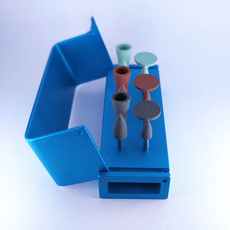 12pcs/box Dentistry Composite Polishing Kit For Handpiece Teeth Polisher Silicone Dentists Goods Tools lab Disinfection Box