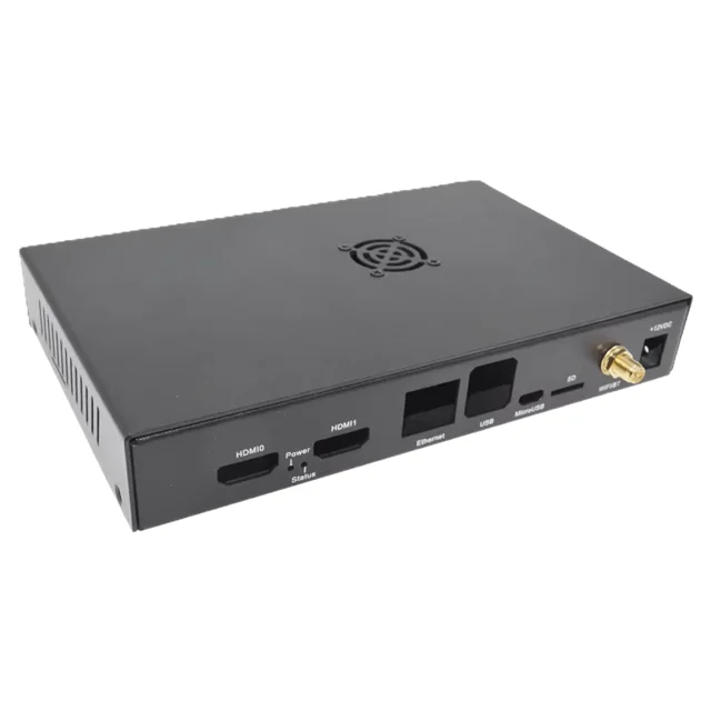 

Chipboard Raspberry Pi CM4 IO Smart Case EDATEC Noise Reduction and Cooling Fan Antenna 12V/60mA Silent Fan
