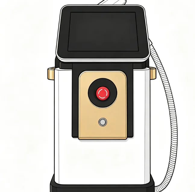 5‑in‑Wavelength 755‑1064nm Diode Laser Hair Removal Machine FAC Fast Axis Collimation 5000W Ice Point Salon Epilator