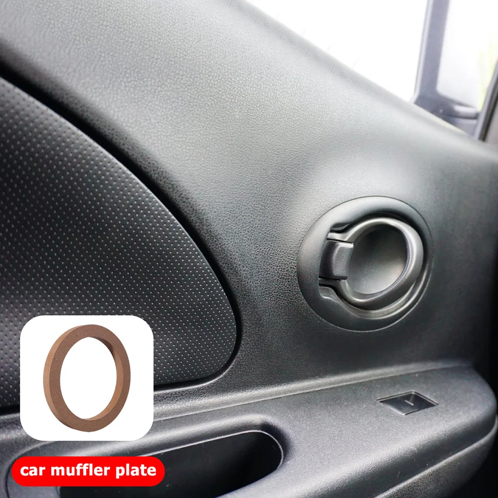 2 أزواج مكبر صوت للسيارة الفواصل منصات مقاومة للصدمات المتكلم محول حلقة سريع تصاعد عمق حلقة باب السيارة لوحة الاهتزاز المخفض الصوت