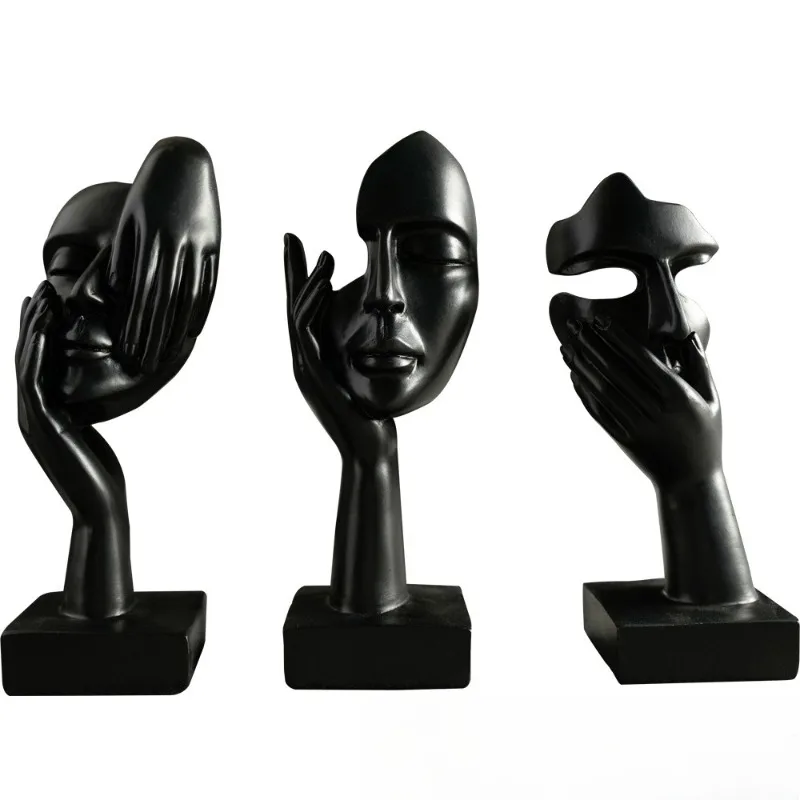 Nordic Crafts Decorations, Simple Abstract Character Sculptures, Office Living Room Sculptures, Art Decorations
