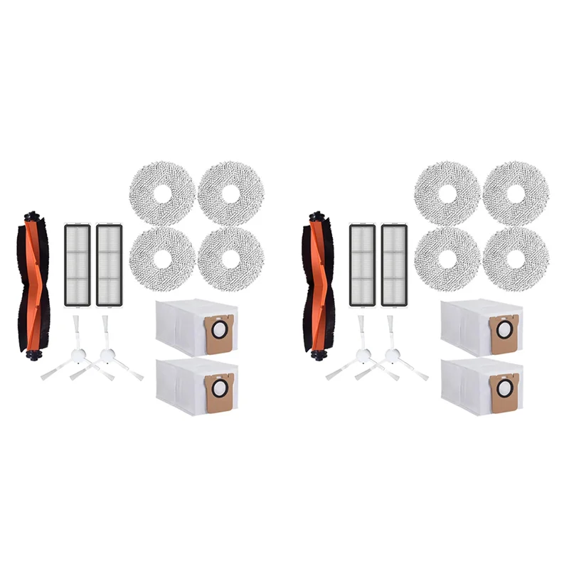 

A7THK-2 Set For Xiaomi X20+/X20plus Robot Vacuum Cleaner Accessories Filter Mop Pads Dust Bags Replacements Parts