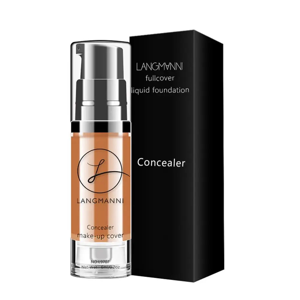 Liquid Foundation Concealer aufhellende Hautfarbe wasserdicht kein schmelzendes Make-up BB Creme Kontur Palette