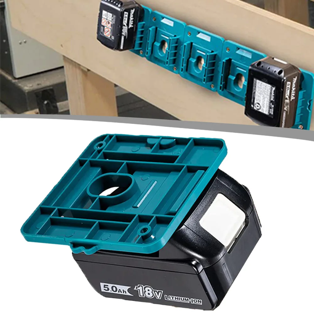 Battery Storage Tool Mount Garage Storage ABS Plastic Material Adjustable Bracket Battery Docking Station Easy Installation