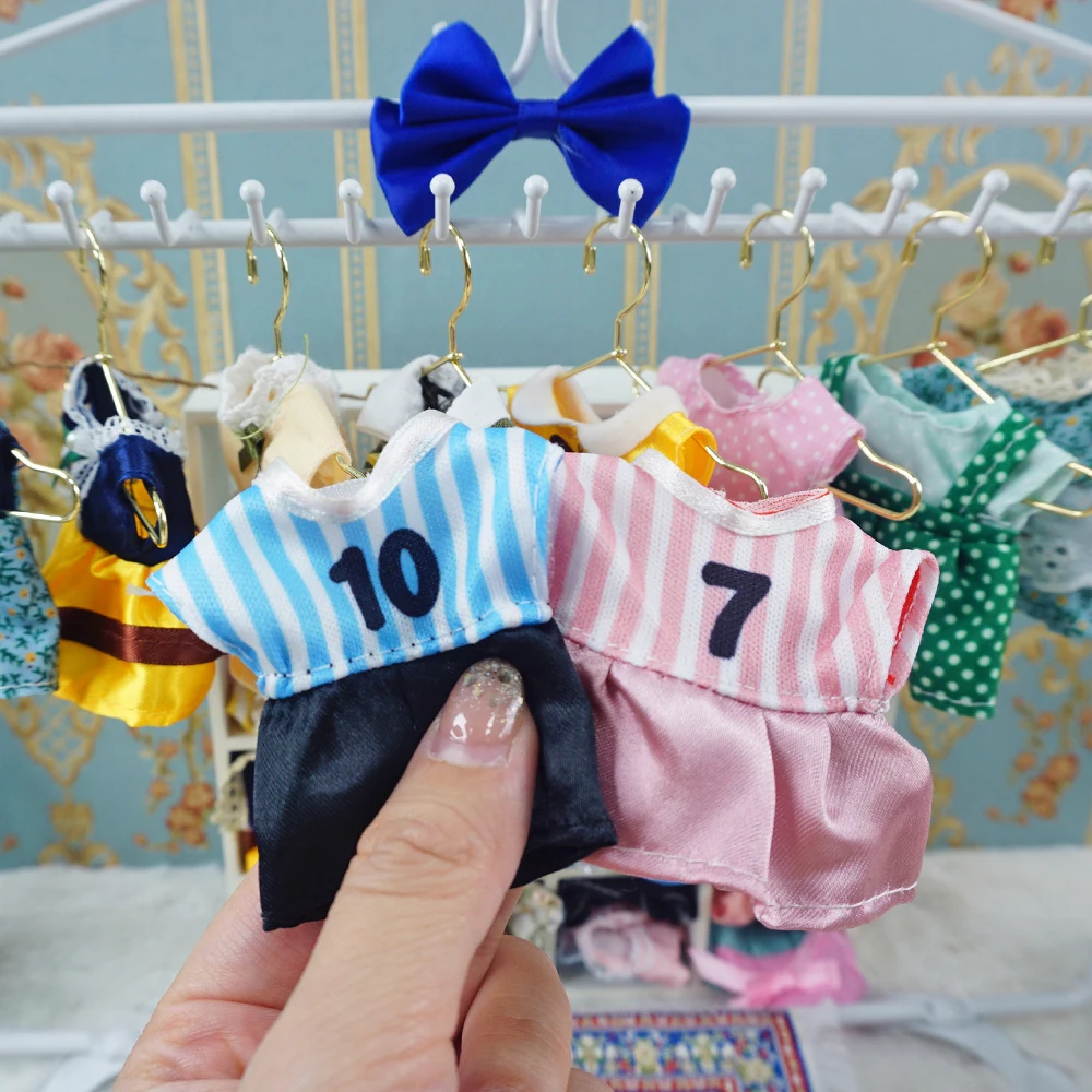 

24 стиль кукольный домик одежда Джерси Кролик модель 1/12 миниатюрные предметы 10 см свадебное платье комбинезон Кукла одежда для девочки подарок