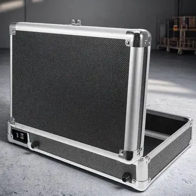 

Multi-Functional Aluminum Alloy Tool Box Large Capacity Lockable Storage Organizer With Handle Portable Case For Home Diy