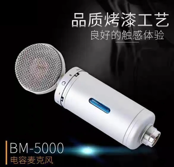 BM-5000 condenser microphone YY live streaming host WeSing recording mobile phone live sound card set equipment