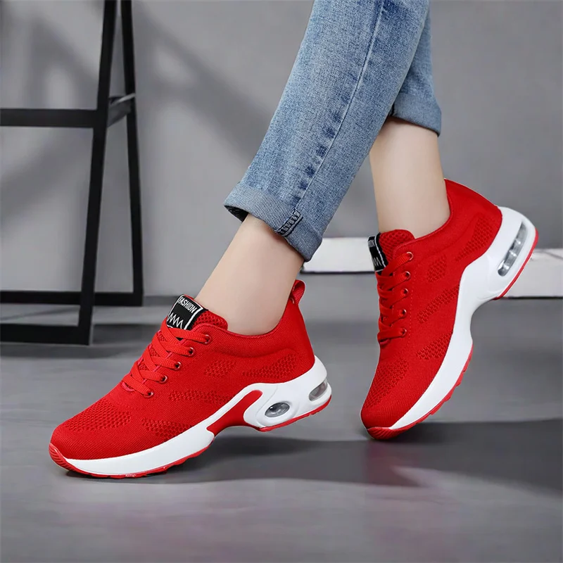 Zapatillas de deporte de lujo para adolescentes, zapatos de plataforma aireados para mujer, tenis de marca de lujo, zapatos de mujer 2024, tenis sin cordones para verano 2024