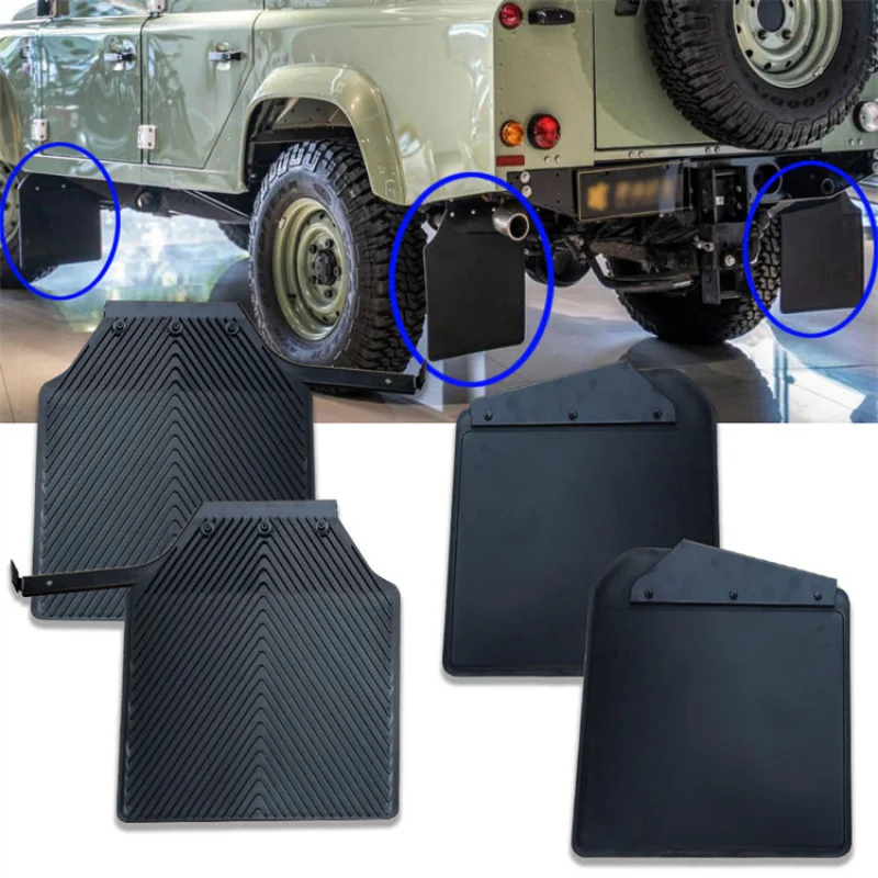 

Applicable Front and Rear Mudguards Defender 110 Mudguards Splash Guards Mudguards Traps Mudguards