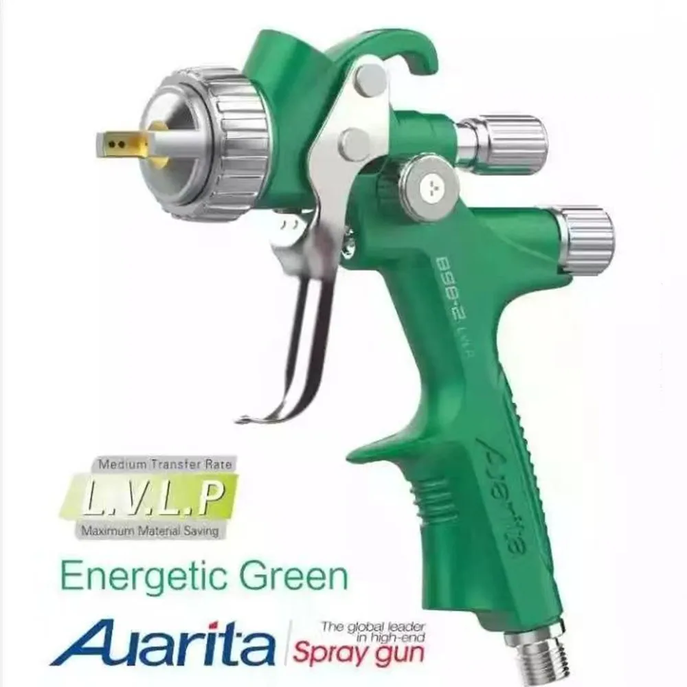 New Auarita LVLP 898-2 Spray Gun 1.3MM Stainless Steel Nozzle Paint Spray Guns Water-Based Paint Gun  Air Spray Gun