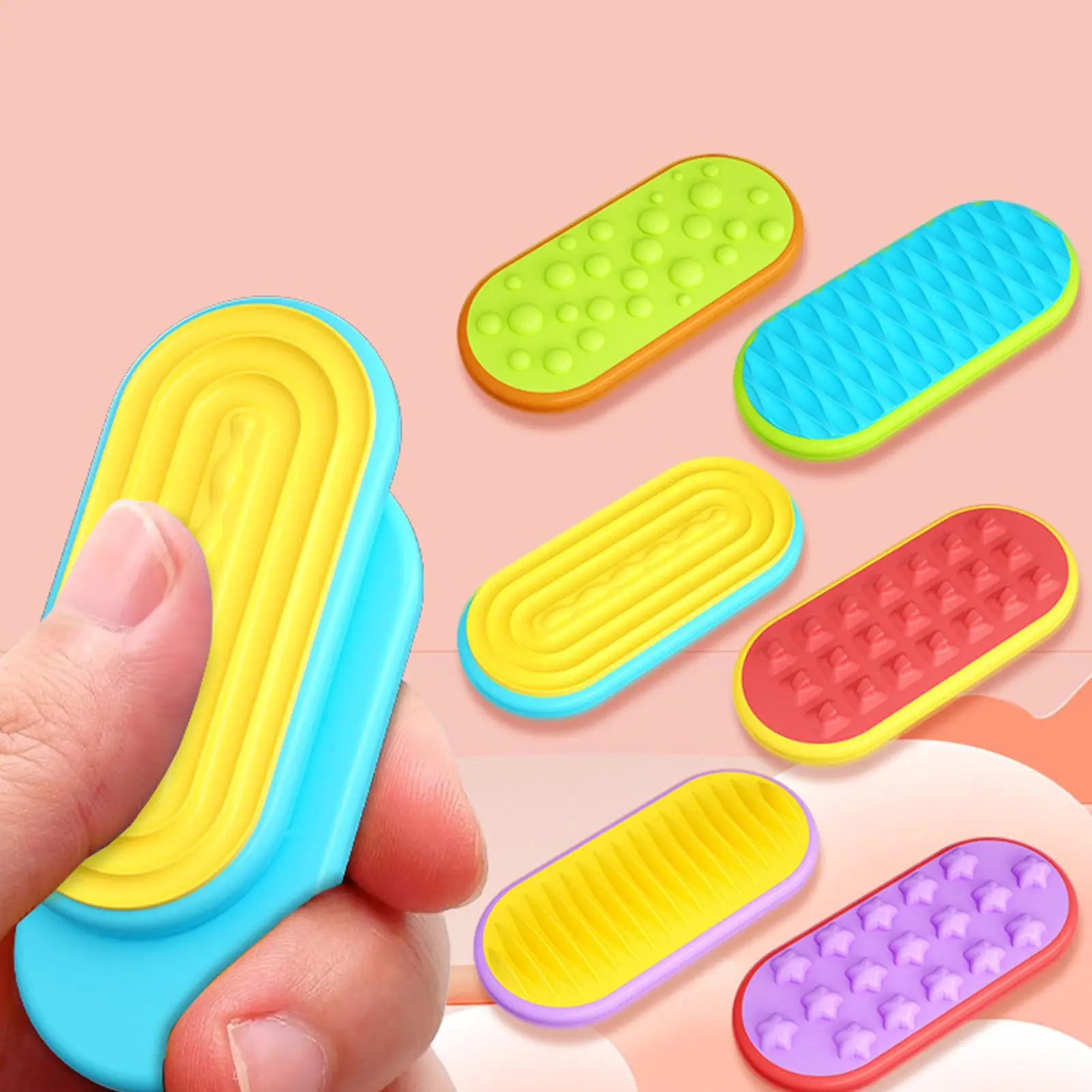 Hand Fidget Slider Toy Magnetisch Draagbaar Siliconen Volwassenen Vinger Zintuiglijk Glijdend Speelgoed Voor Vrouwen Mannen Familie Kinderen Jongens Meisjes